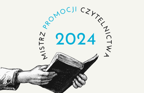 Logo konkursu Mistrz Promocji Czytelnictwa