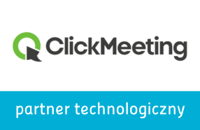 logo clickmeeting i napis partner technologiczny