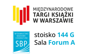 napis: wydawnictwo esbepe stoisko 144 G, sala Forum A